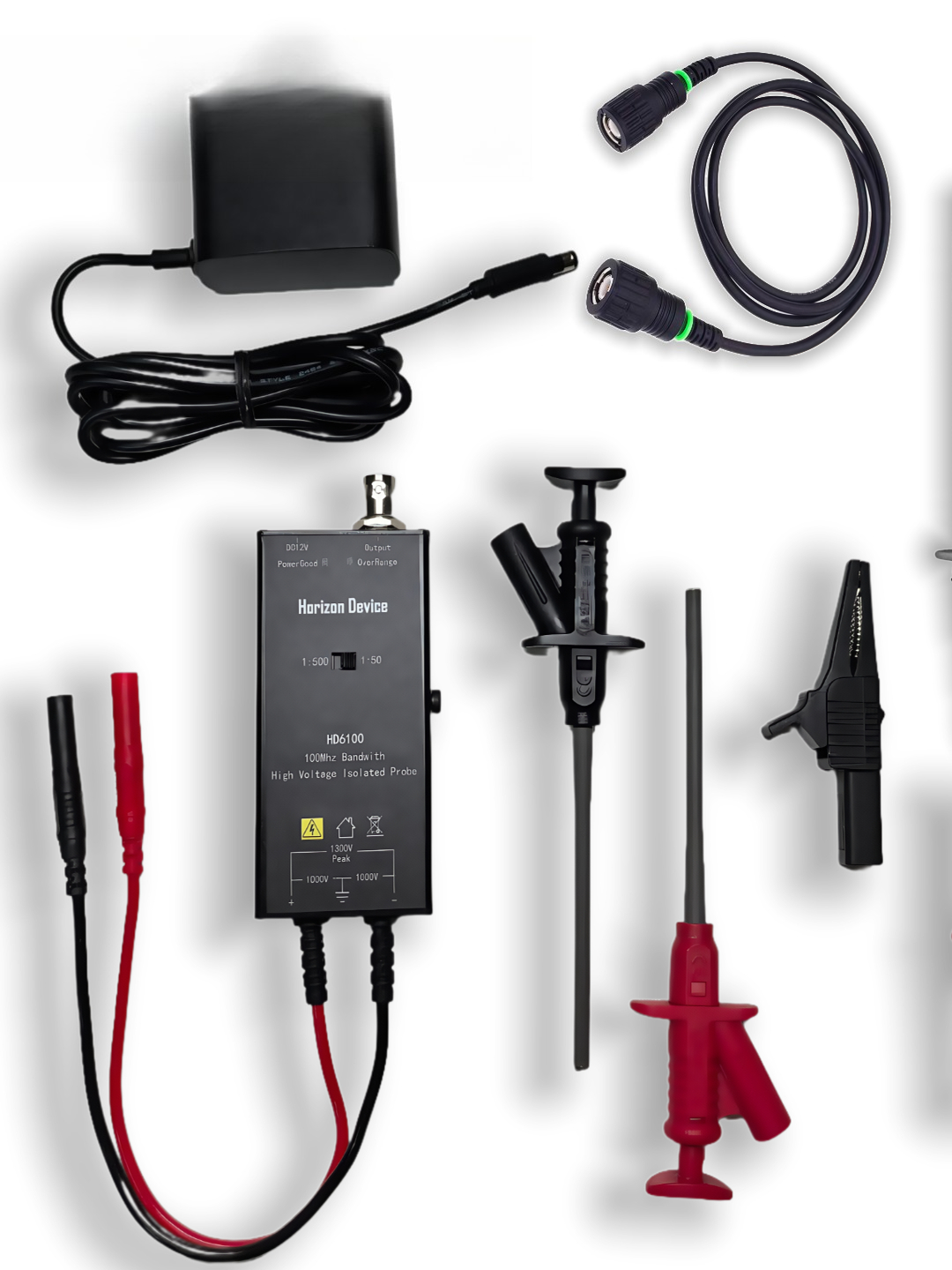 High Voltage Differential Probe 100Mhz 1300V - مسبار نشط عالي الجهد معزول مسبار