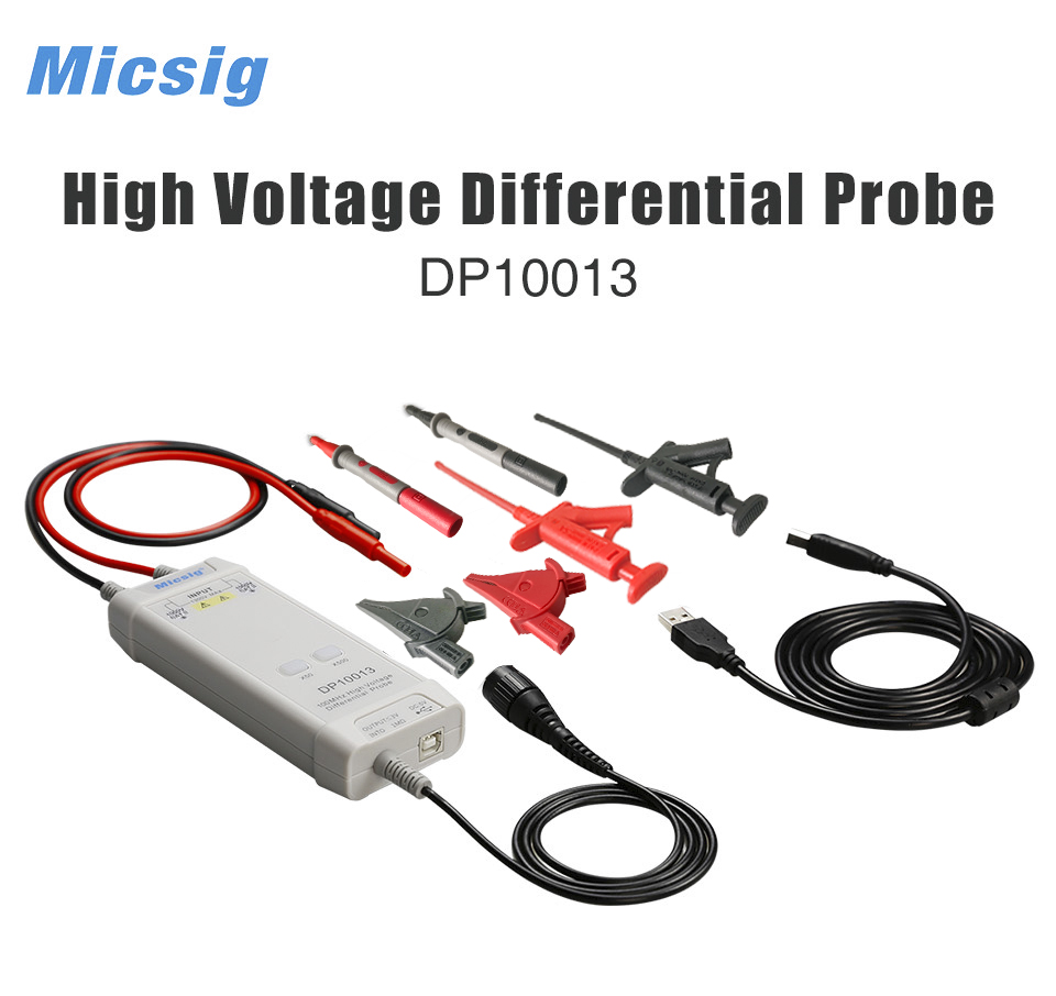 2025Micsig راسم الذبذبات 1300  - مراجعة High Voltage Differential Probe 100Mhz 1300V وسعره