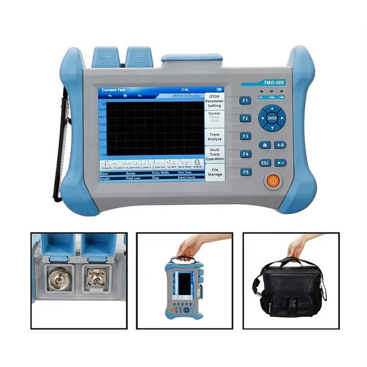جهاز OTDR محمول باليد بمدى 120 - مراجعة Optical Time Domain Reflectometer Otdr 1310 1550Nm وسعره
