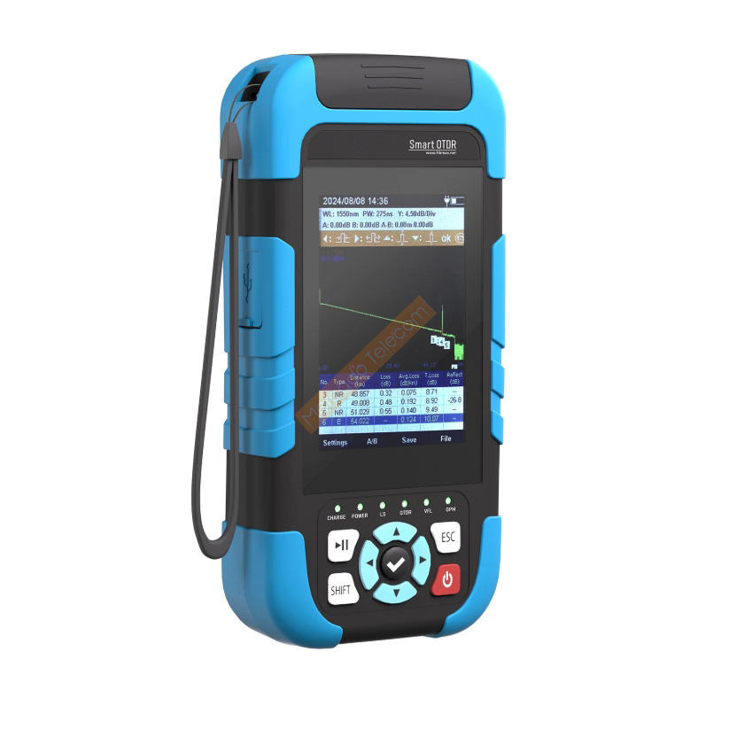 جهاز اختبار الألياف البصرية OT - مراجعة Optical Time Domain Reflectometer Otdr 1310 1550Nm وسعره