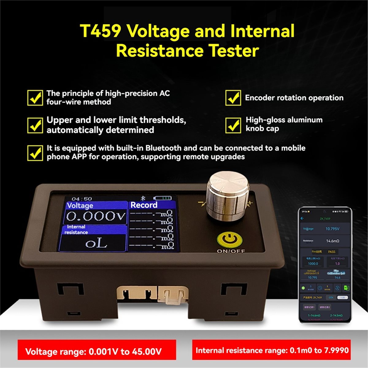 جهاز اختبار مقاومة البطارية ال - مراجعة Battery Internal Resistance Tester Four Wire وسعره